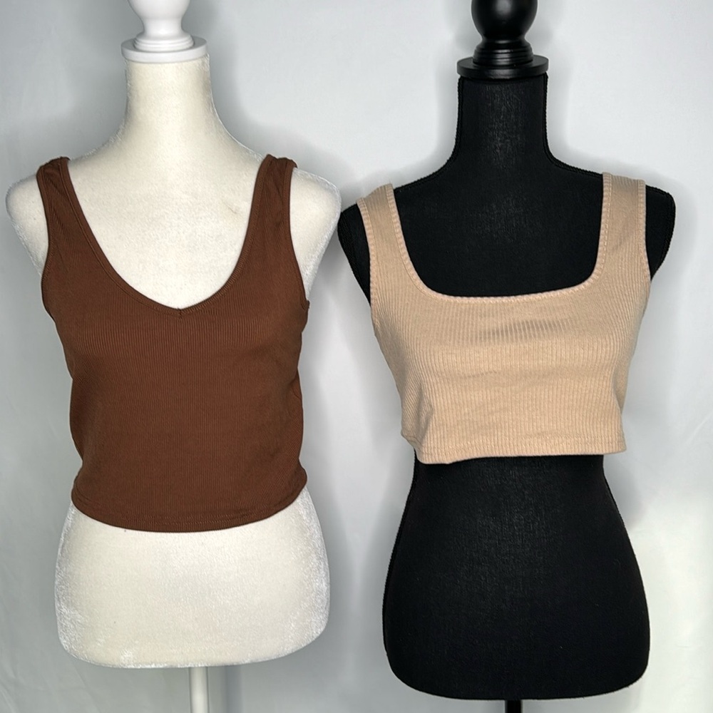 💜3/$15 Shein Crop Tank Tops (2)